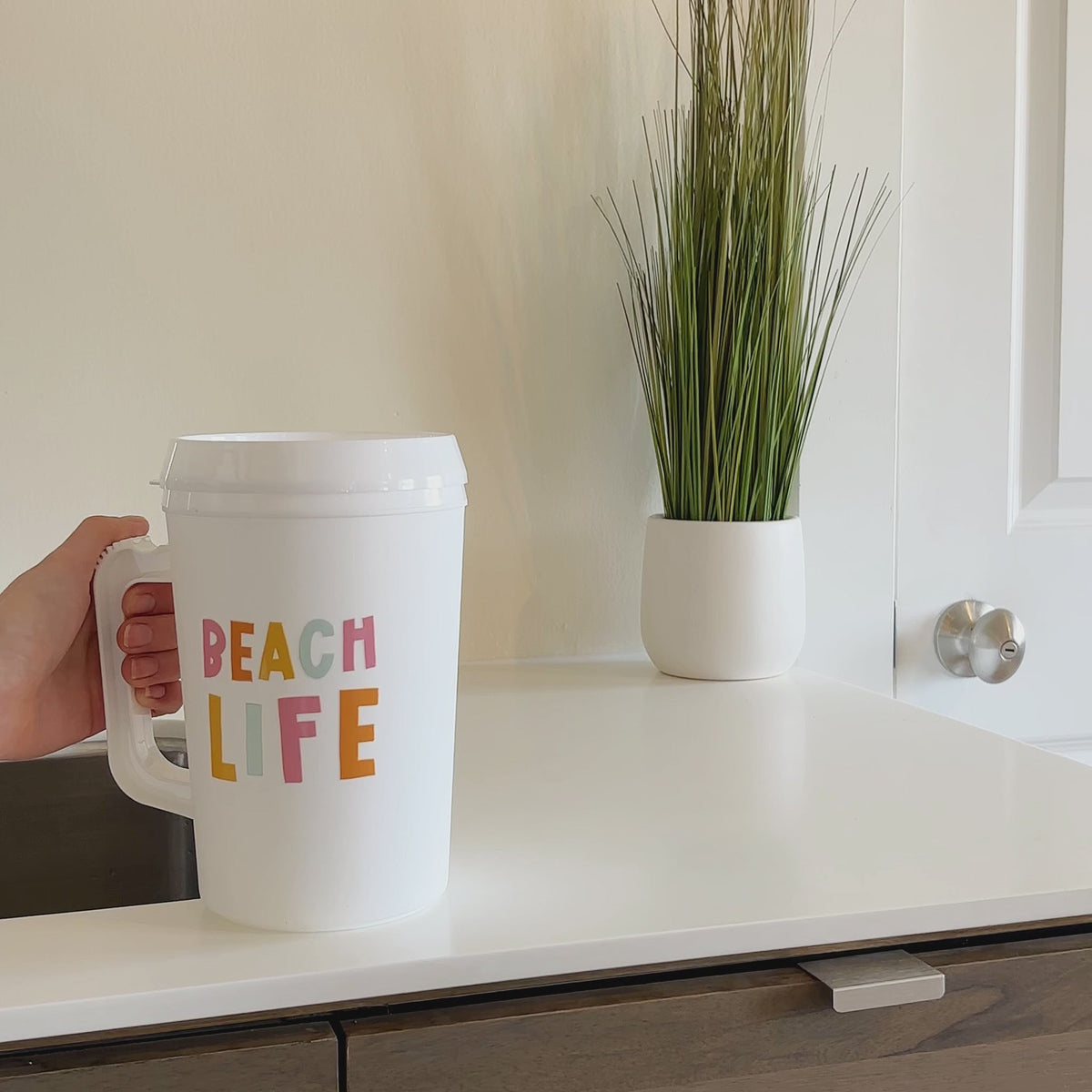 Beach Life 34 oz Mega Mug