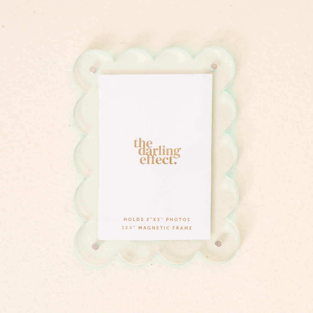 Pale Blue Mini Acrylic Picture Frame Magnet
