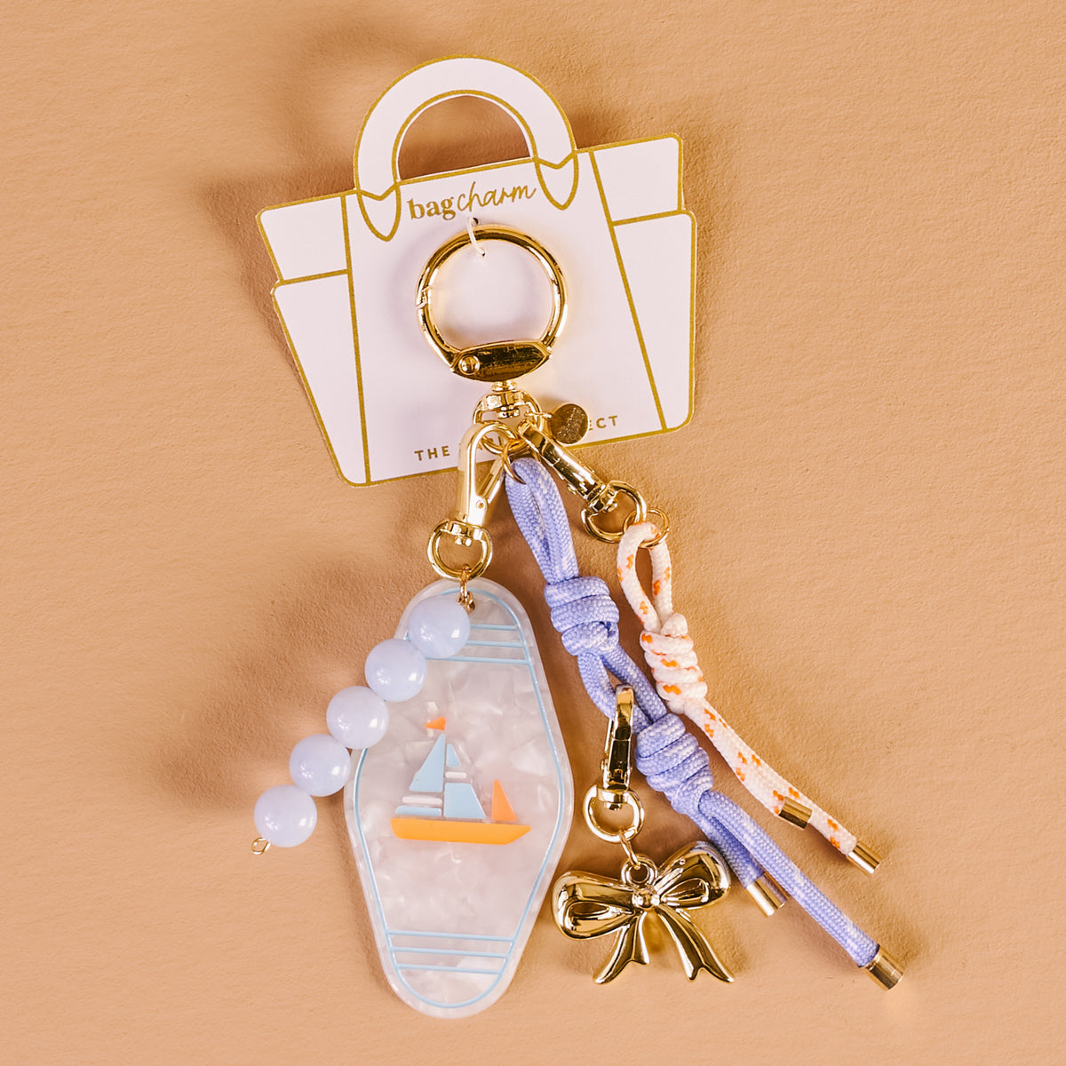 Smooth Sailing Motel Key Bag Charm