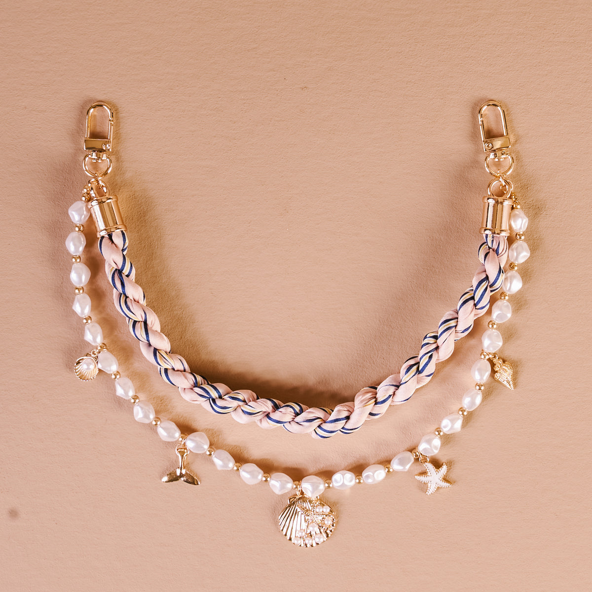 Seas the Day Necklace Bag Charm