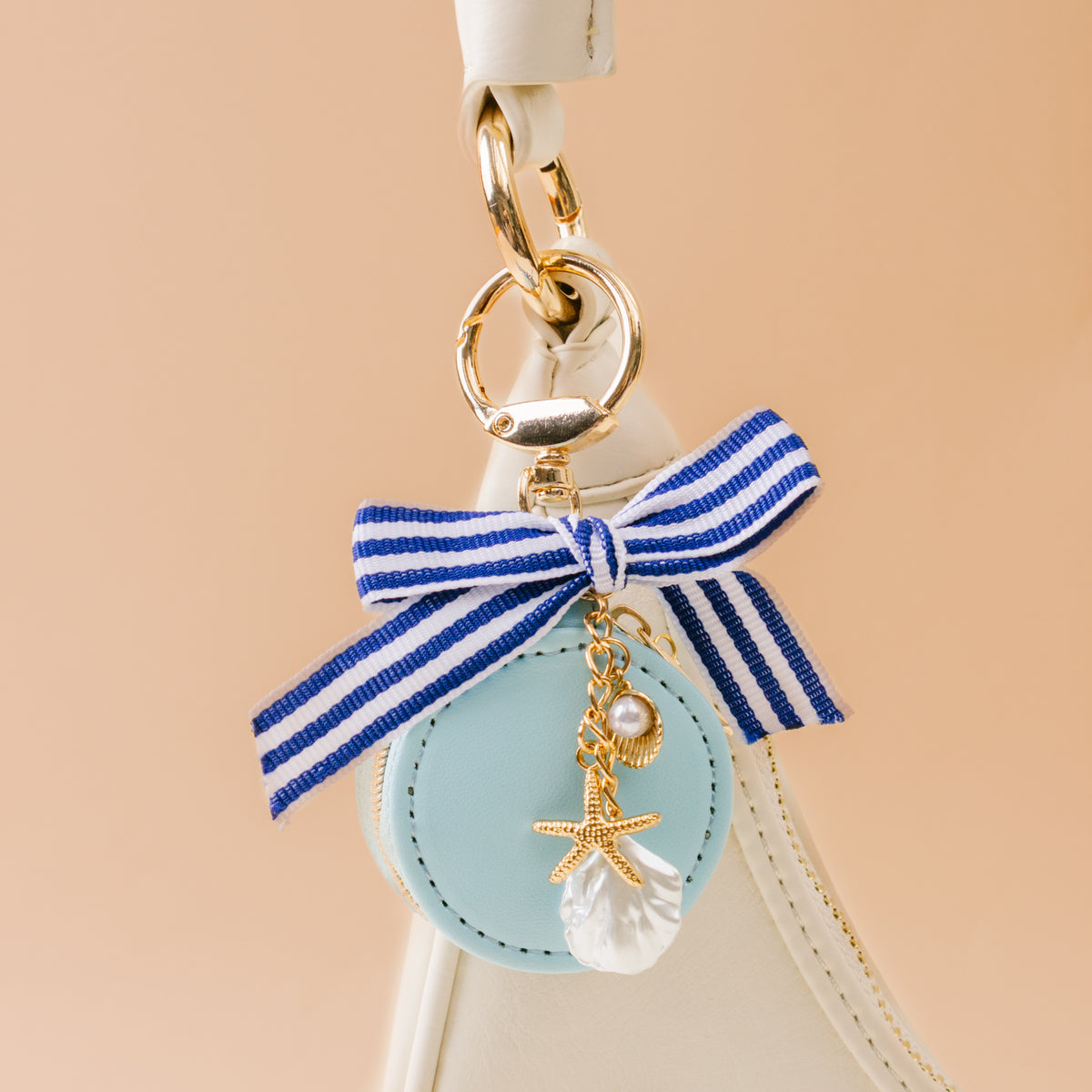 Sea Breeze Travel Jewelry Case Bag Charm