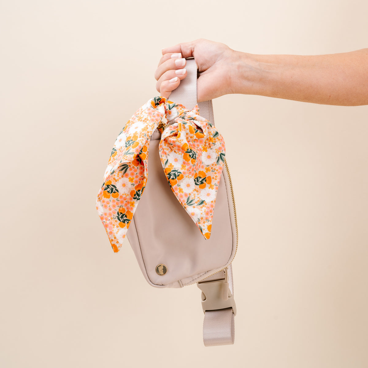 Natural Beige Belt Bag