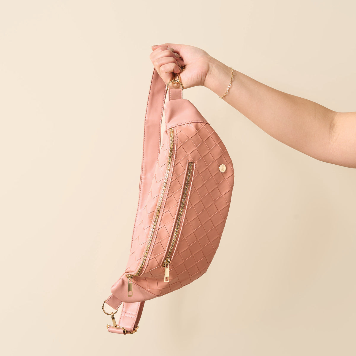 Rose Trendy Luxe Belt Bag