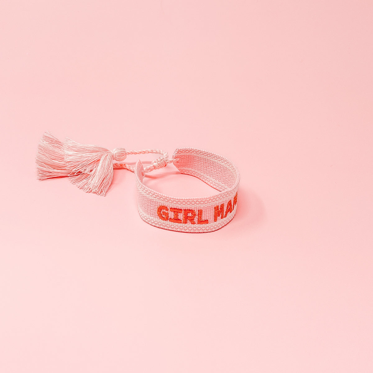 Girl Mama Woven Bracelet