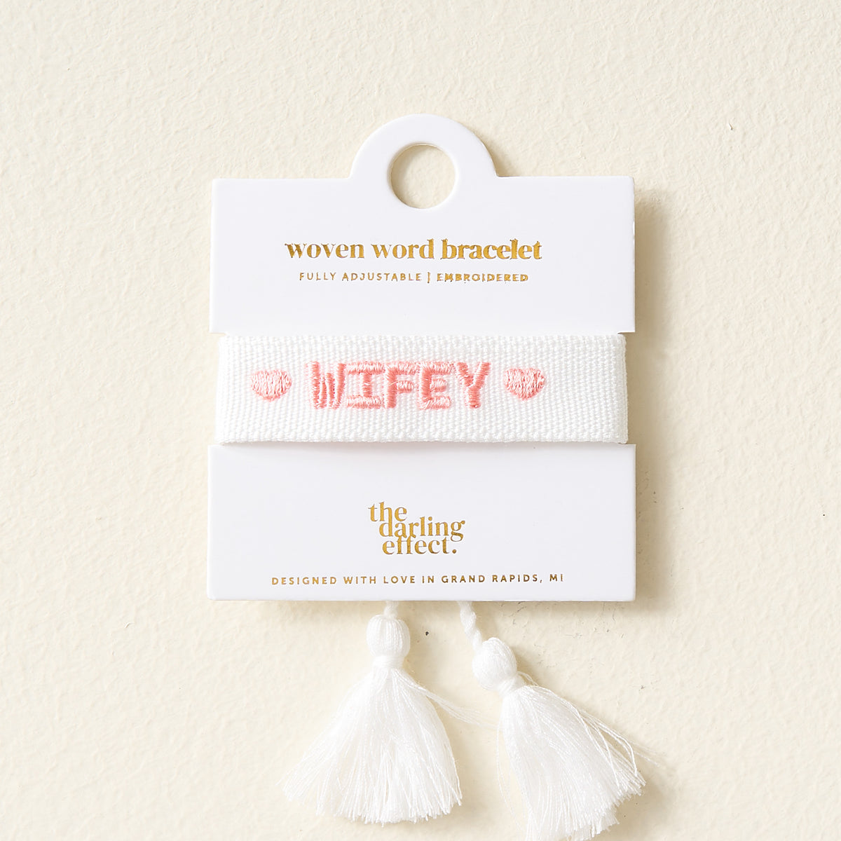 Wifey Woven Bracelet