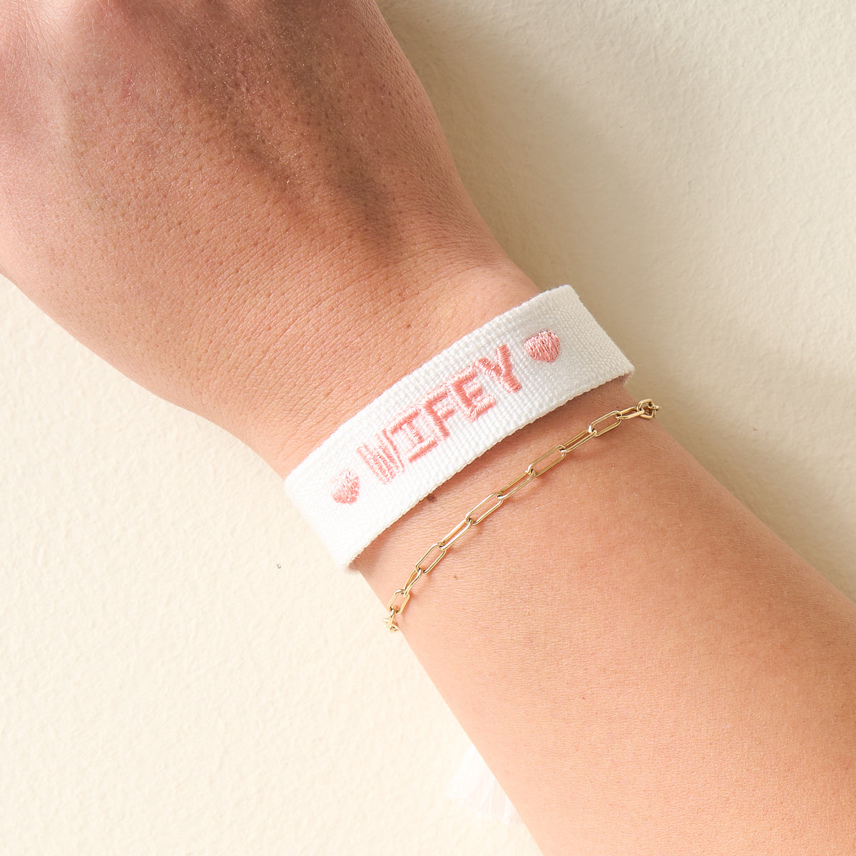 Wifey Woven Bracelet