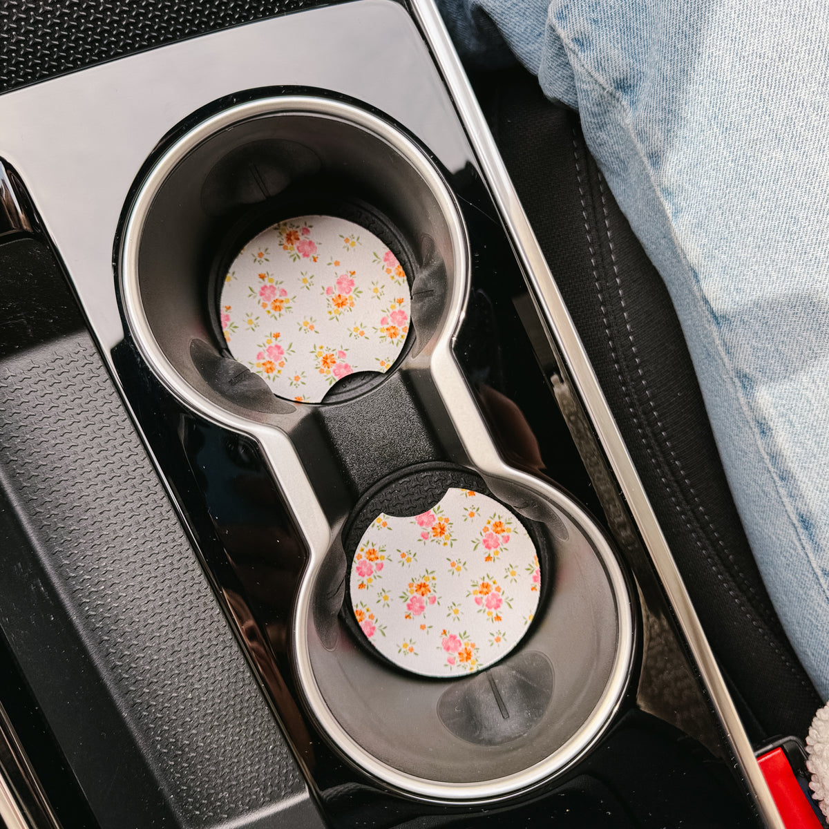 Endless Daydream Cream On the Road Car Coaster Set