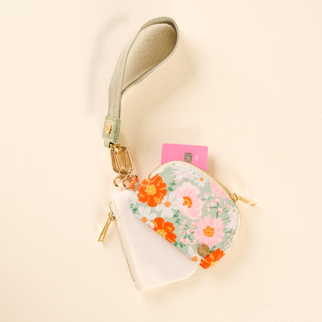 Dynamic Duo Pouch Wristlet-Lilac