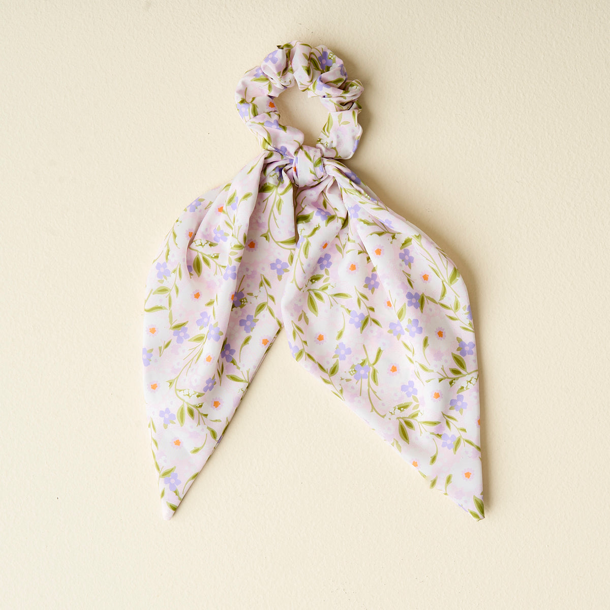 Floral Haven Lilac Hair Scarf