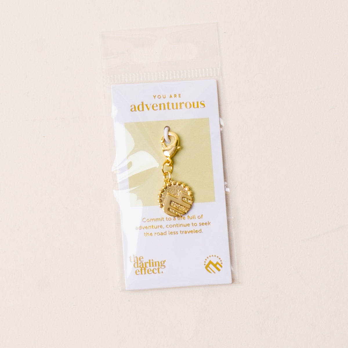Adventurous Jewelry Trait Charm Gold