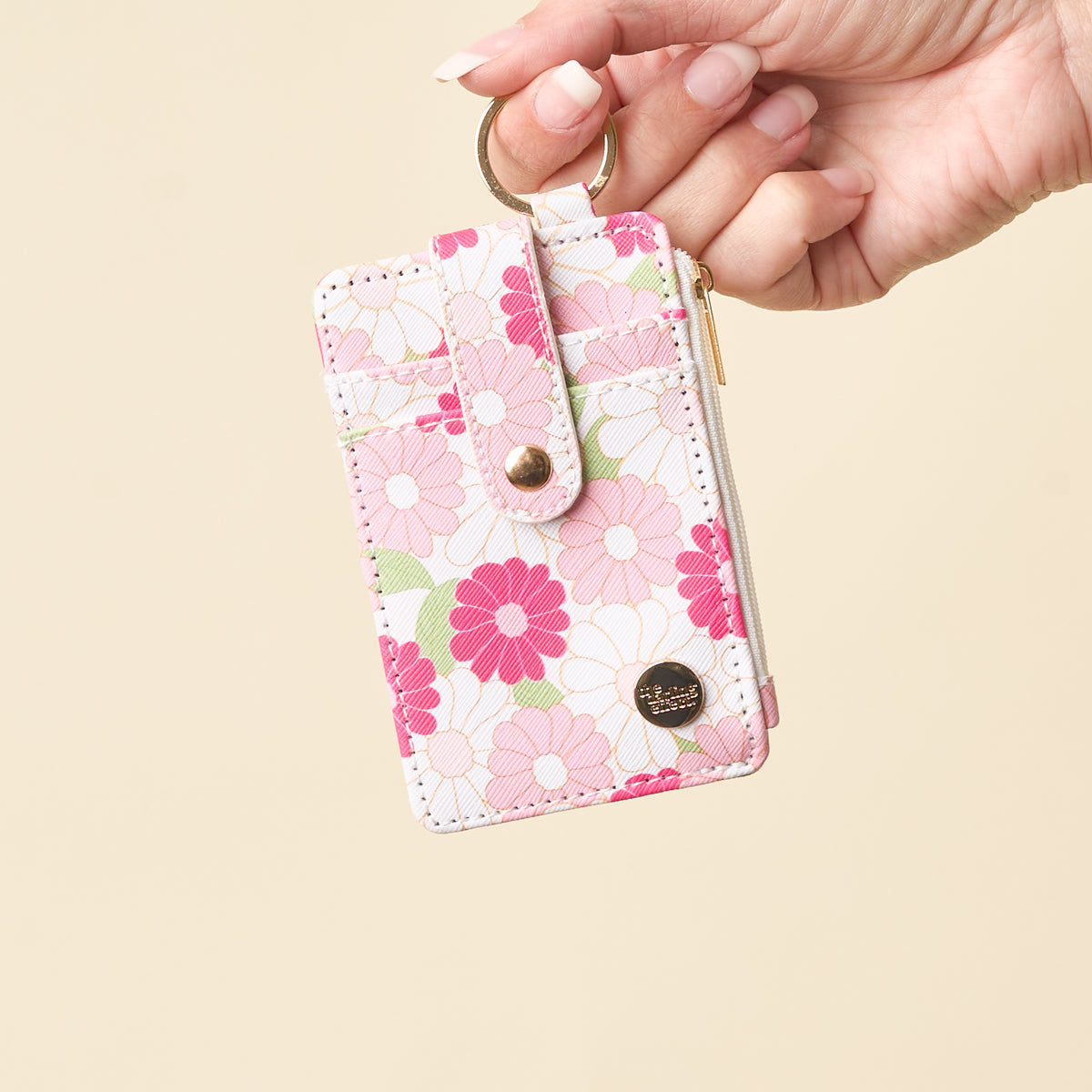 Daisy Craze Hot Pink Keychain Wallet