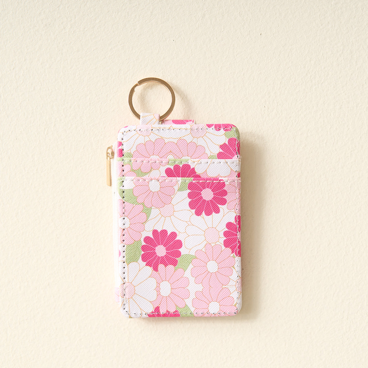Daisy Craze Hot Pink Keychain Wallet