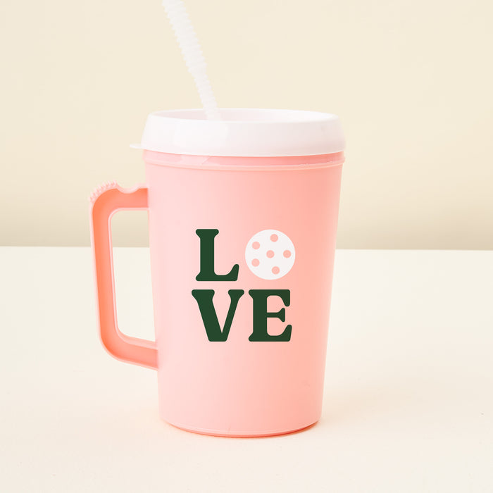Love Pickleball 34 oz Mega Mug
