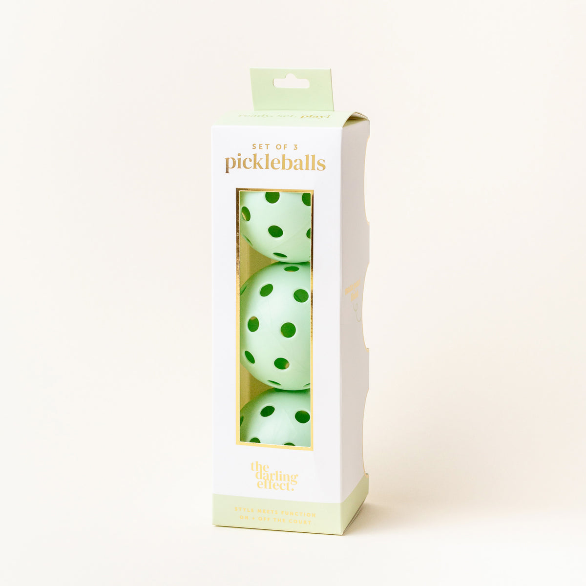 Green Pickleball Ball Set