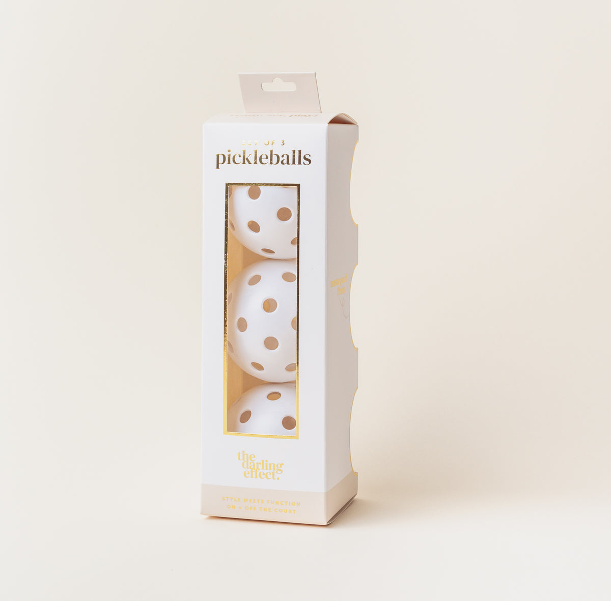 White Pickleball Ball Set