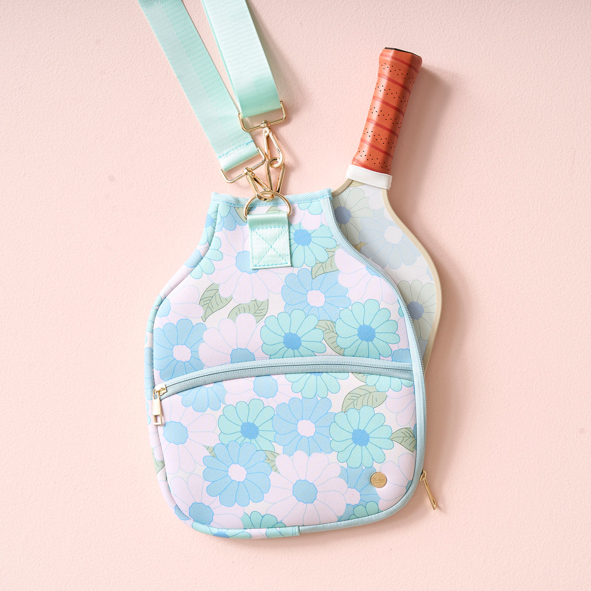 Daisy Craze Aqua Pickleball Paddle Case