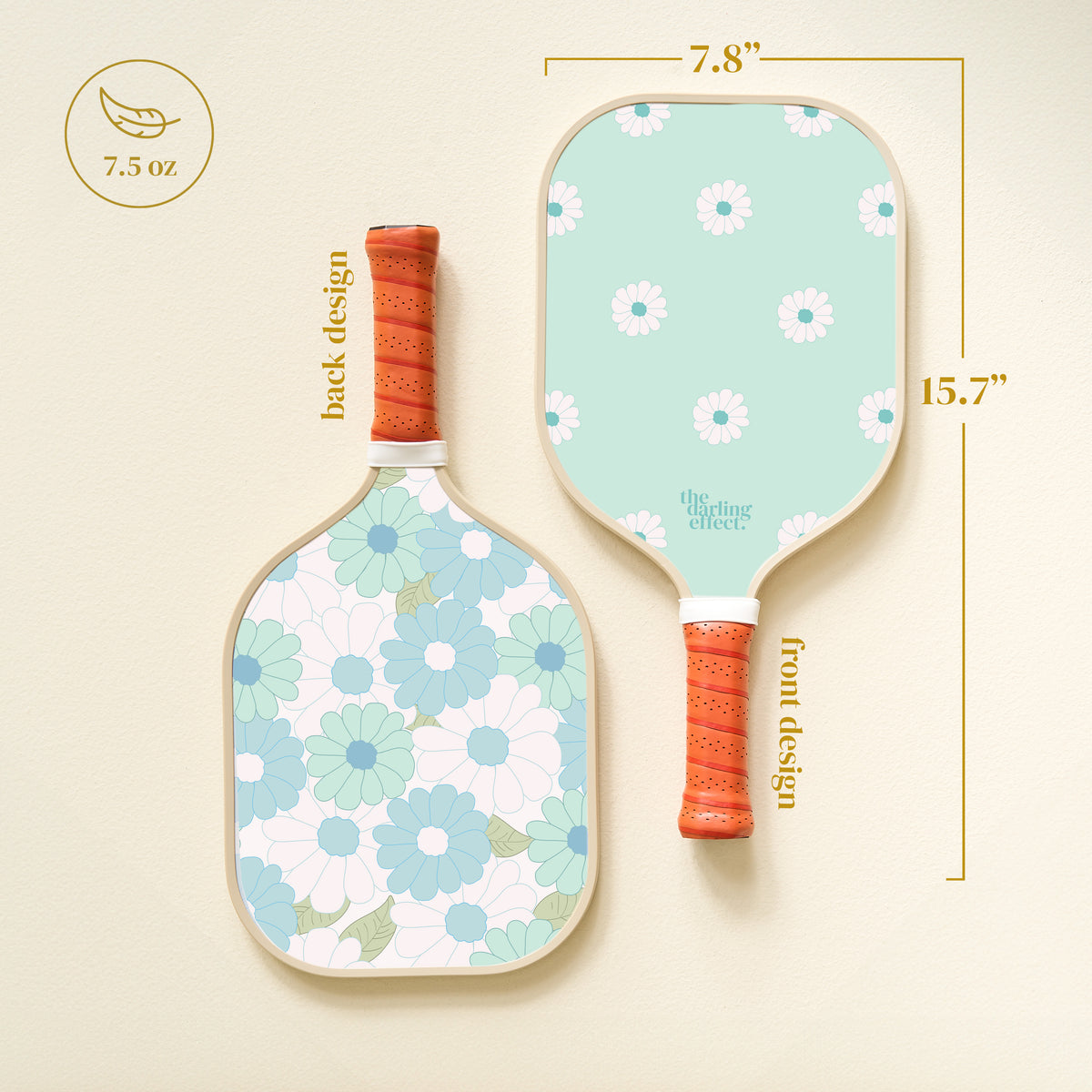 Daisy Craze Aqua Pickleball Paddle