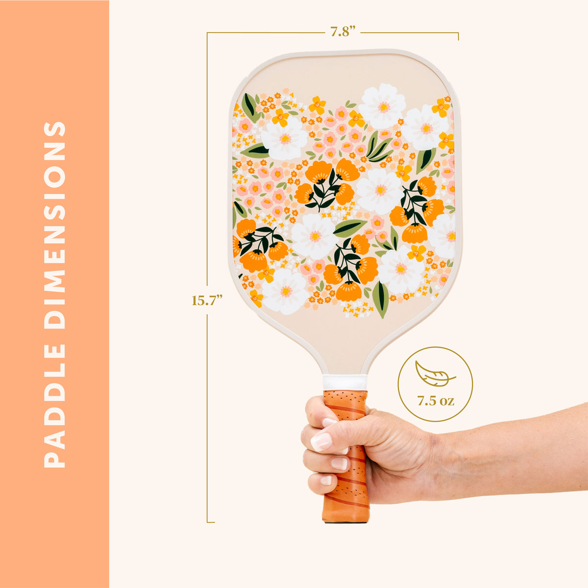 Sweet Meadow Tan Pickleball Paddle