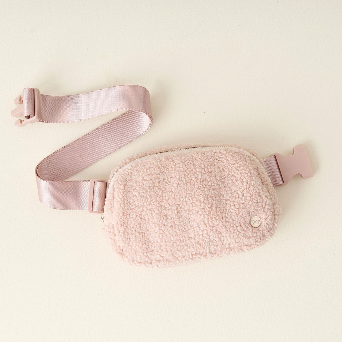 Blush Sherpa Belt Bag