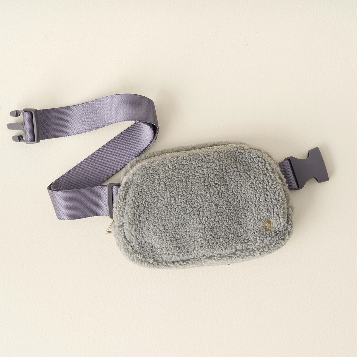Grey Sherpa Belt Bag