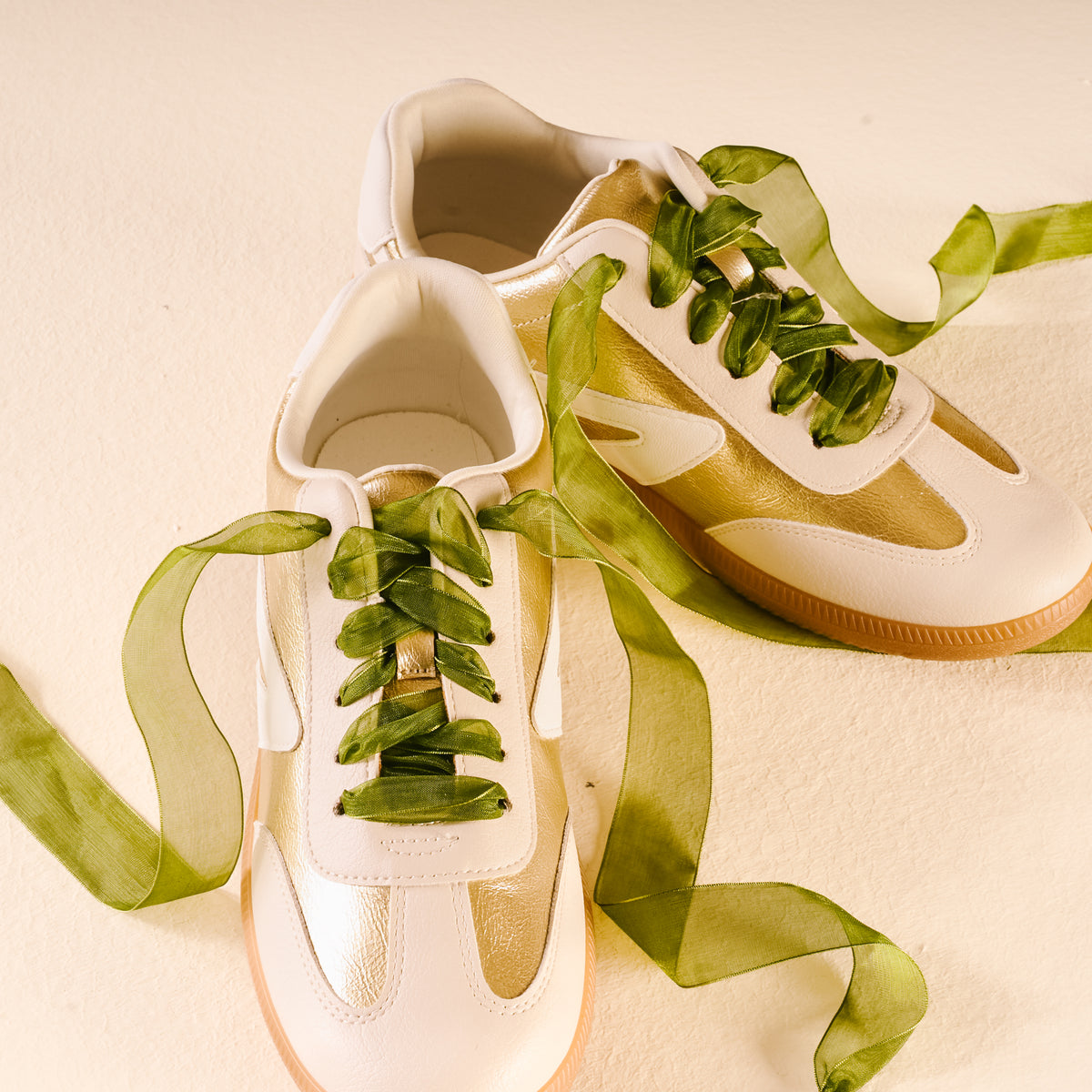 Sheer Green Step It Up Shoelaces