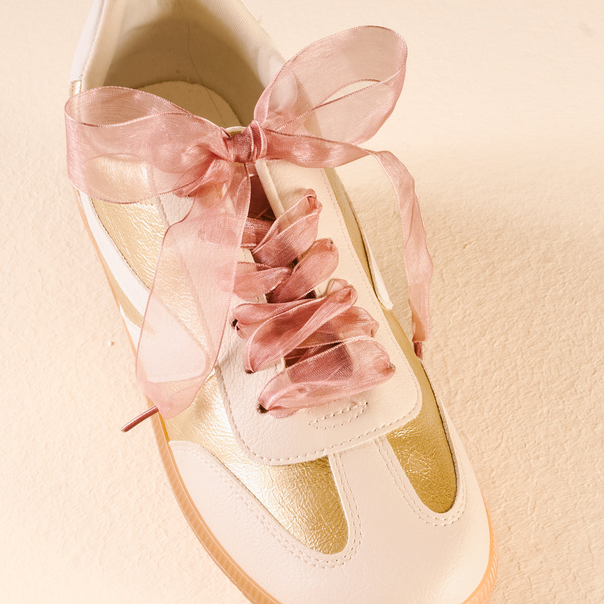 Sheer Mauve Step It Up Shoelaces