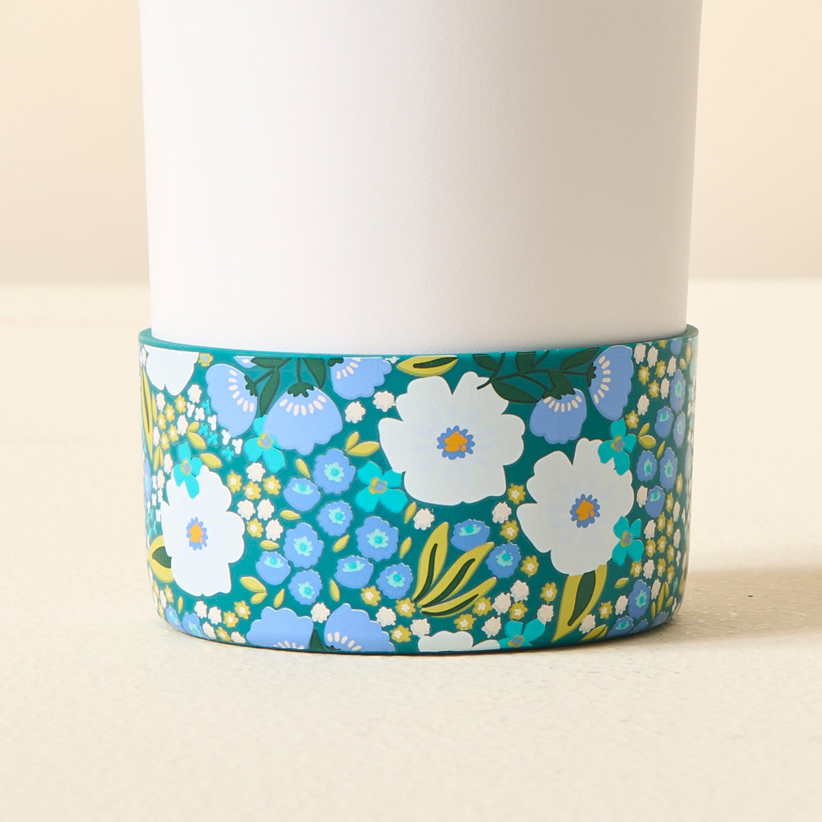 Sweet Meadow Green Blue Tumbler Silicone Boot