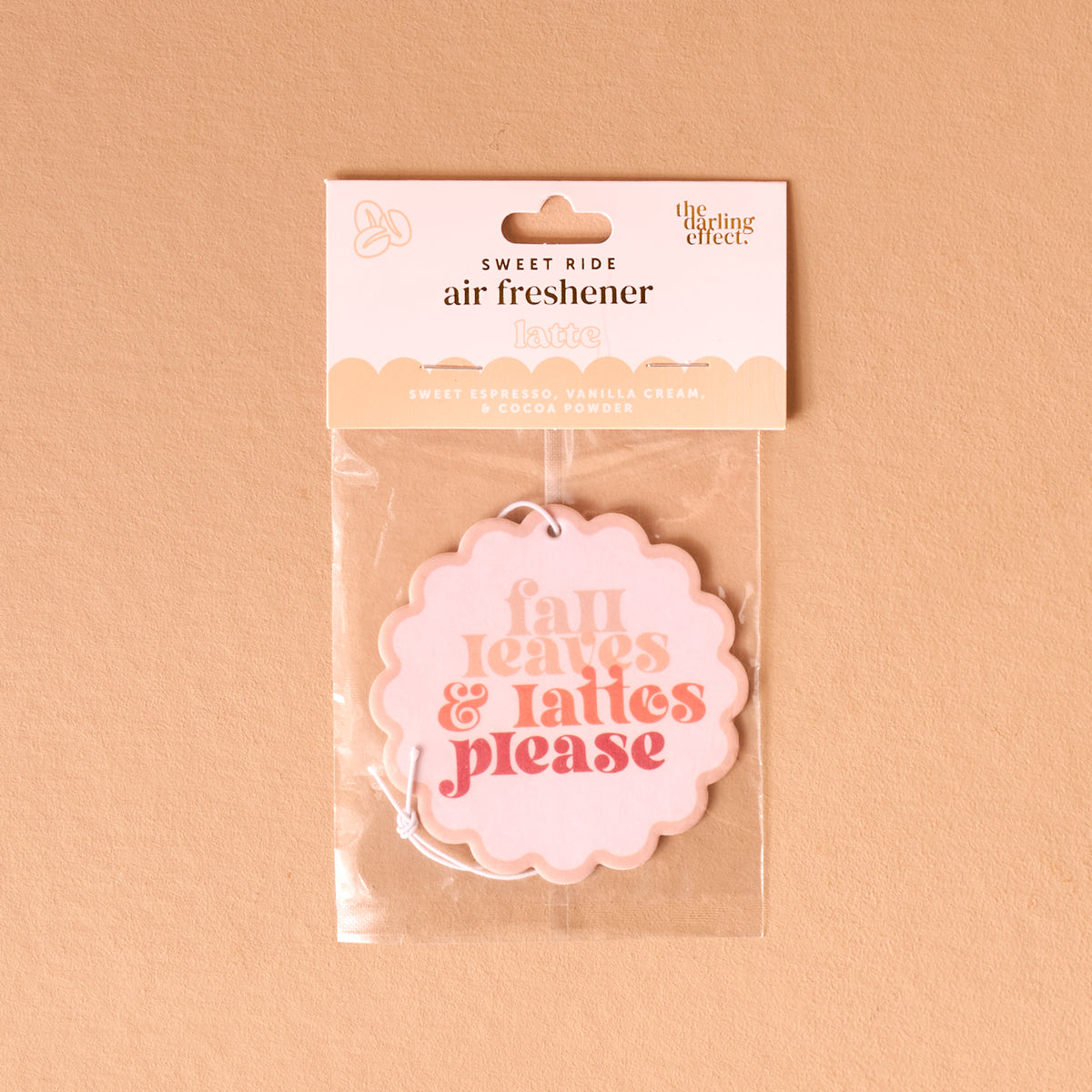 Fall Leaves & Lattes Please Sweet Ride Car Air Freshener