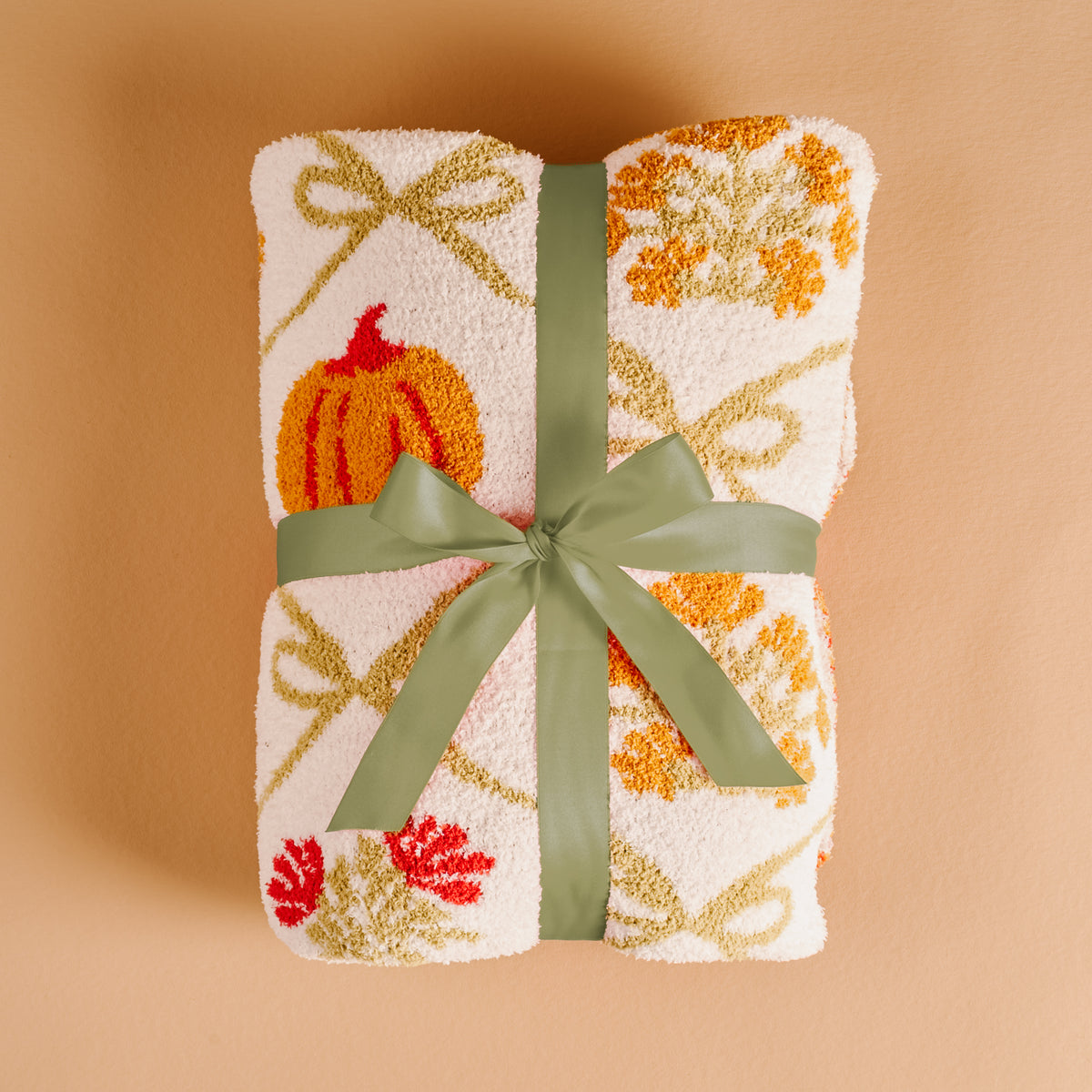 Patchwork Pumpkins Cozy Dreams Luxe Blanket