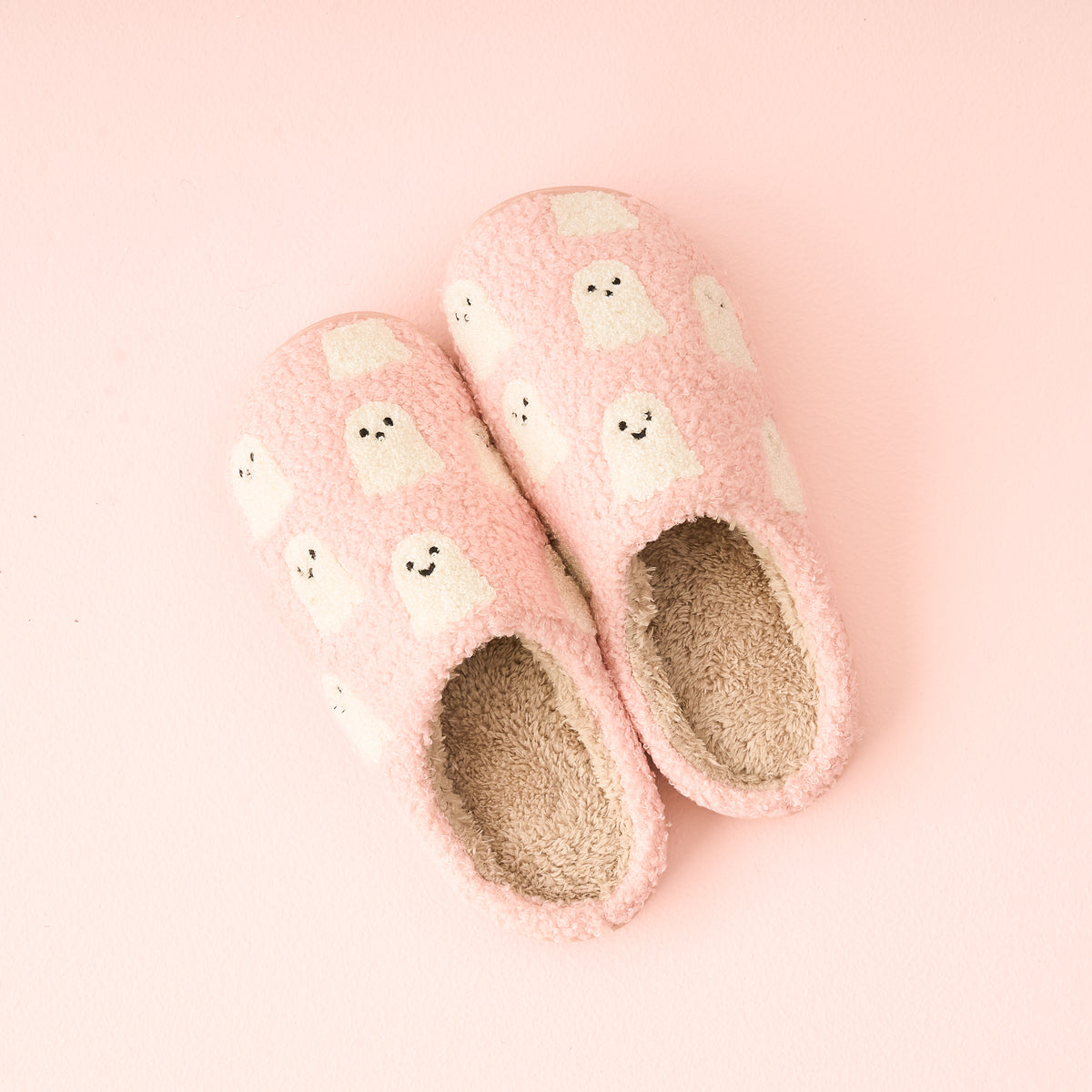 Ghosts Fuzzy Slippers