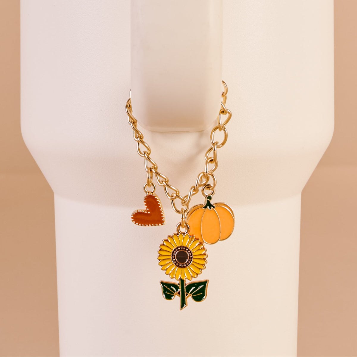 Happy Harvest Tumbler Charm