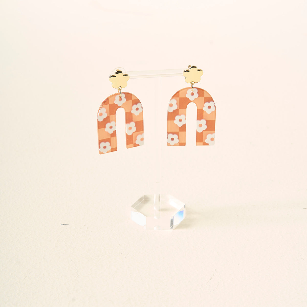 Orange Game Day Acrylic Earrings