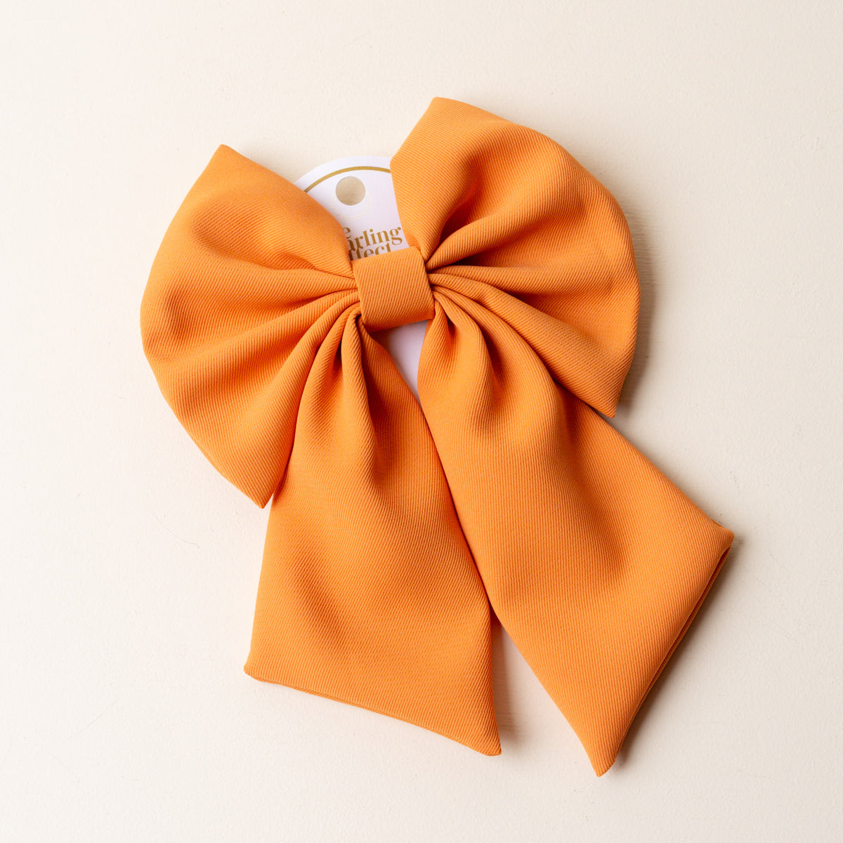 Orange Hair Bow