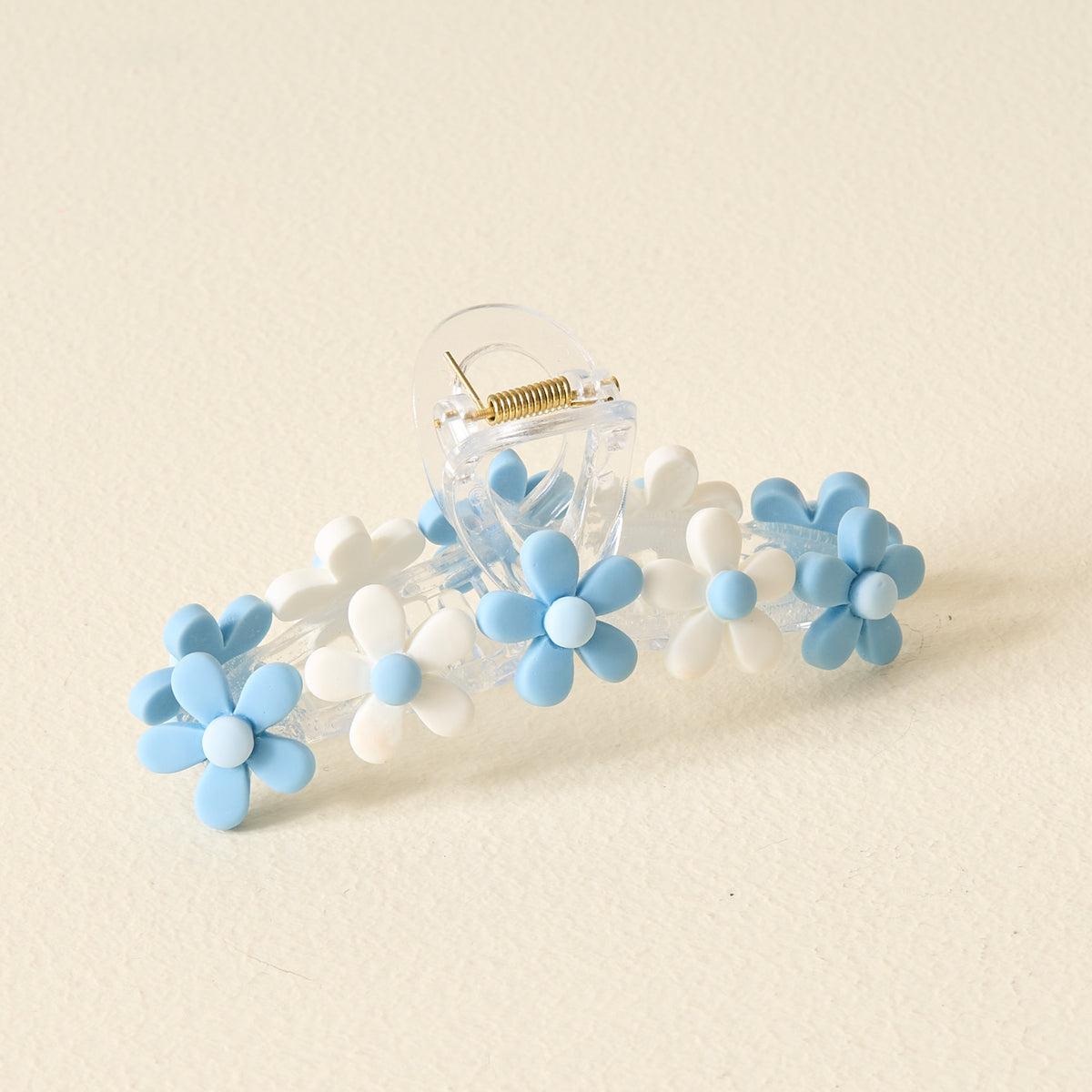 Light Blue Game Day Daisy Claw Clip
