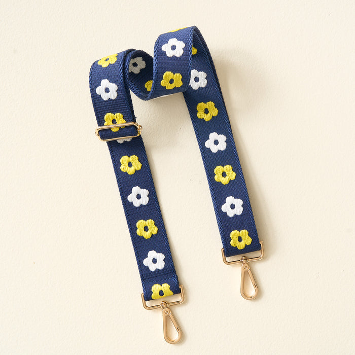 Nvy Yellow Game Day Crossbody Strap