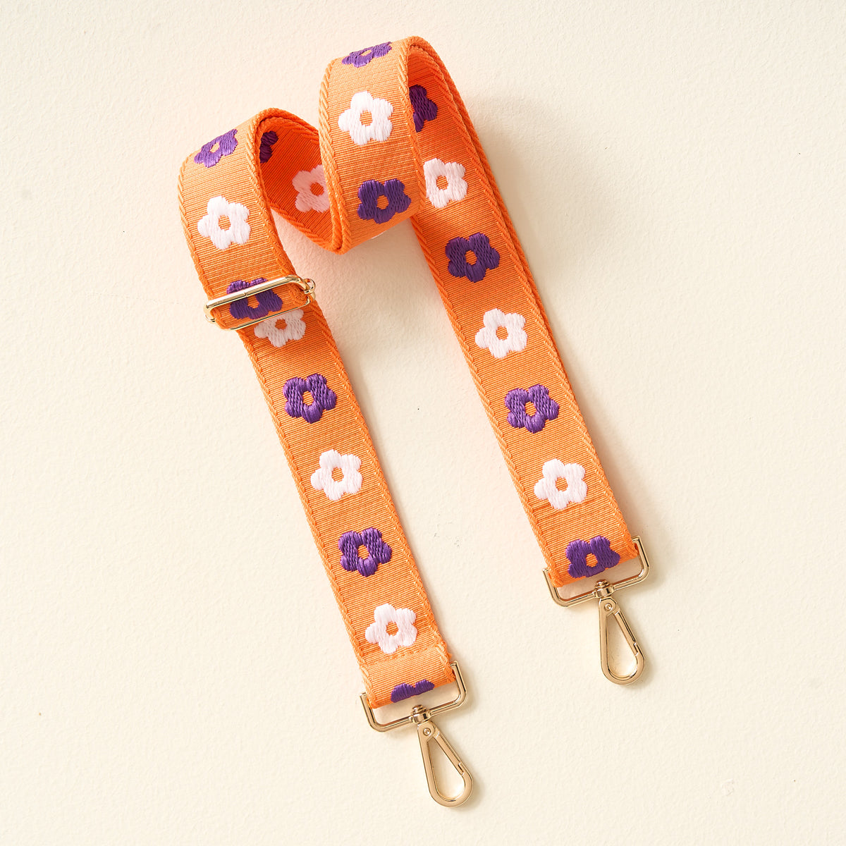 Orange Purple Game Day Crossbody Strap