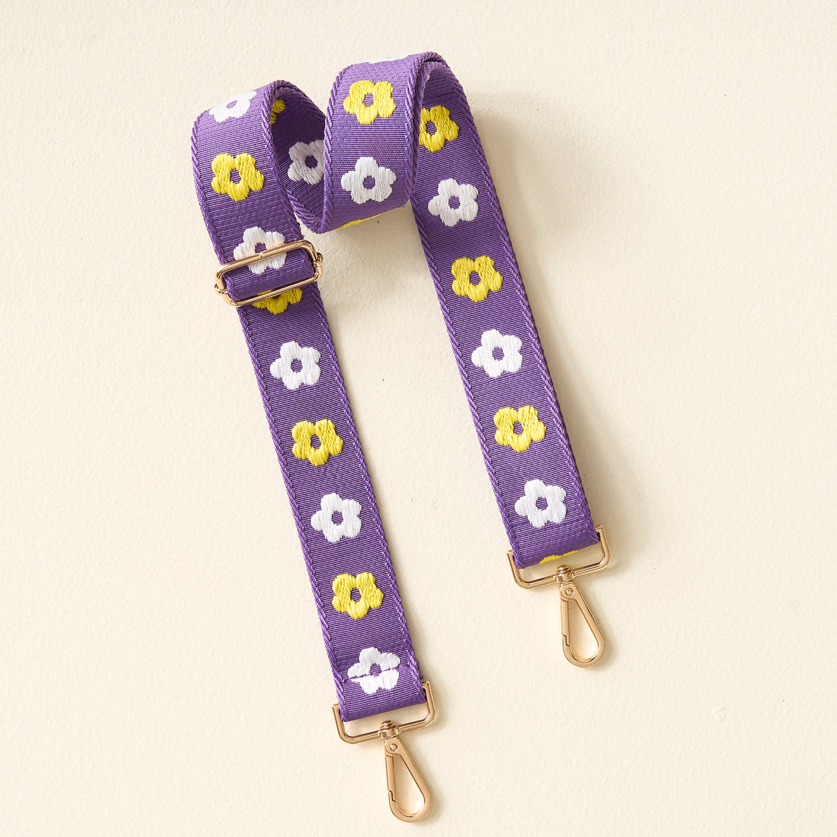 Purple Yellow Game Day Crossbody Strap