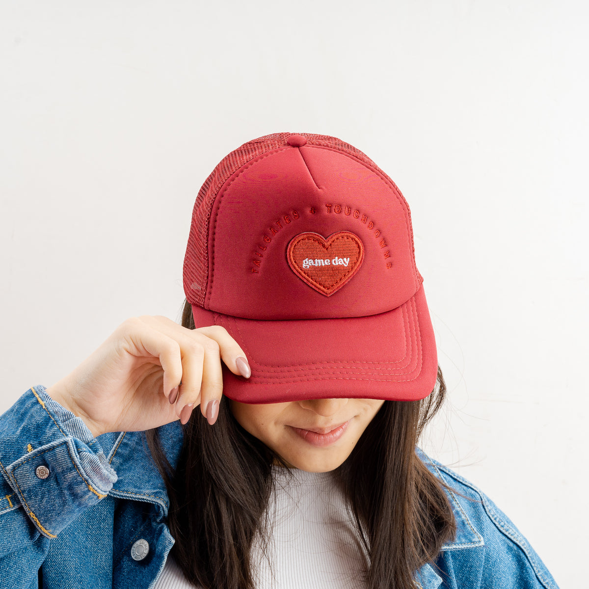 Burgundy Game Day Trucker Hat