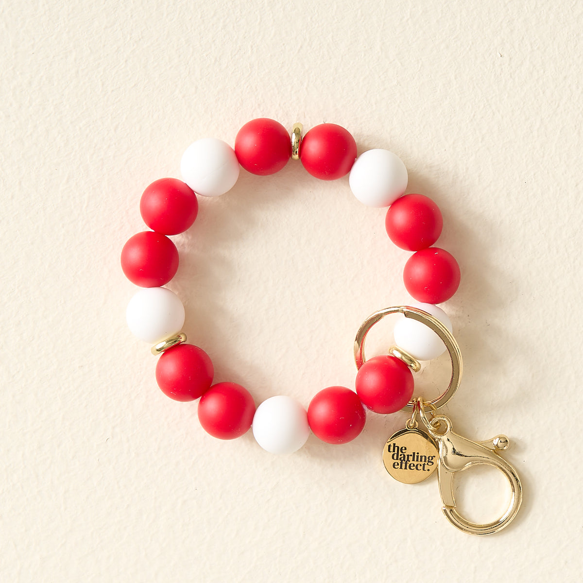 Red Gameday Hands Free Keychain Wristlet
