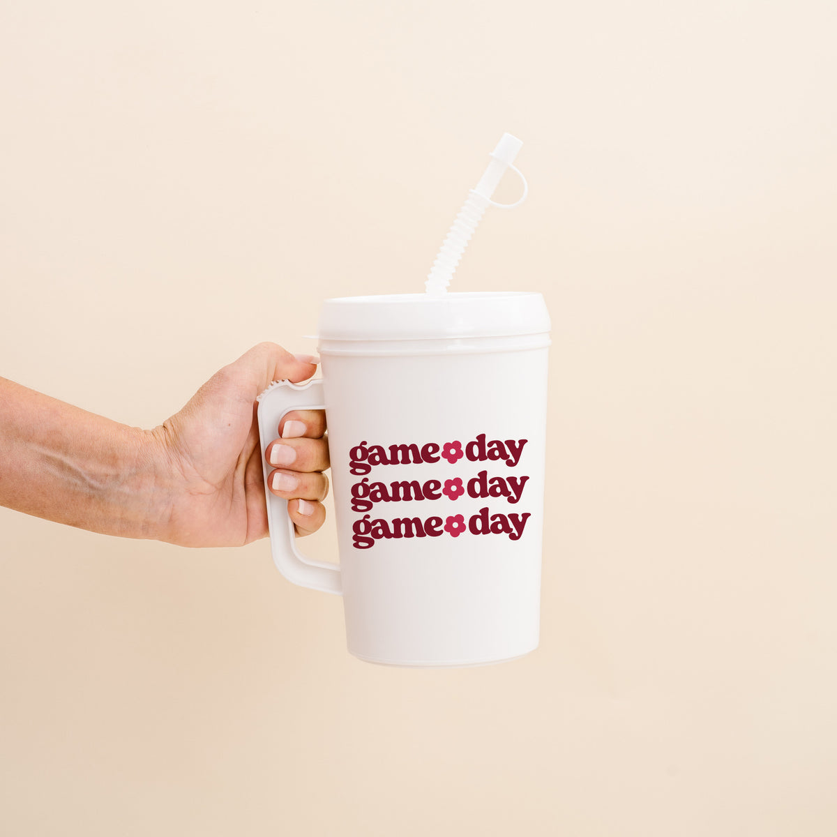 Burgundy Game Day 34 oz Mega Mug