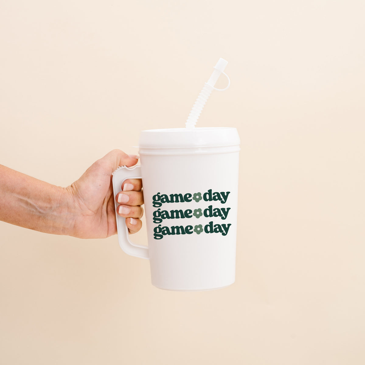Green Game Day 34 oz Mega Mug