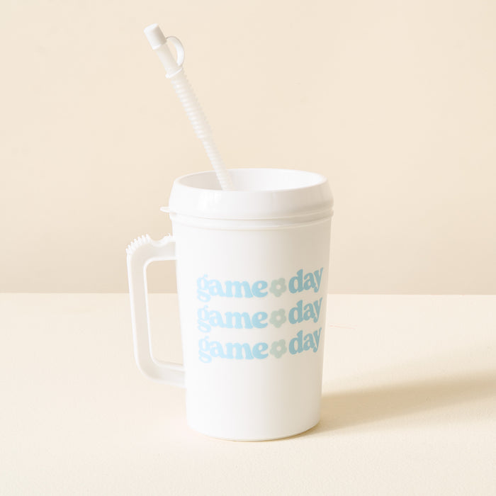 Light Blue Game Day 34 oz Mega Mug
