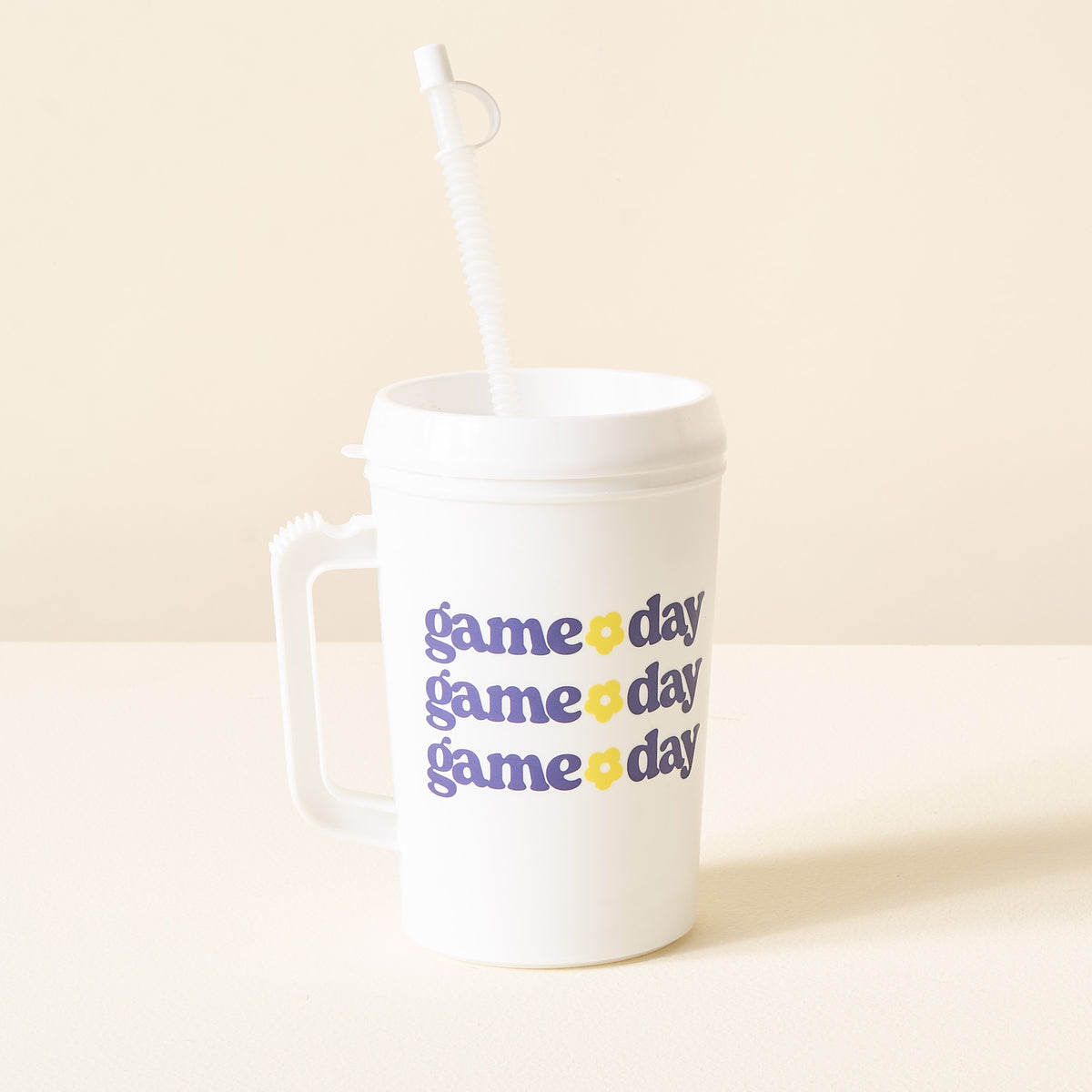 Navy Yellow Game Day 34 oz Mega Mug