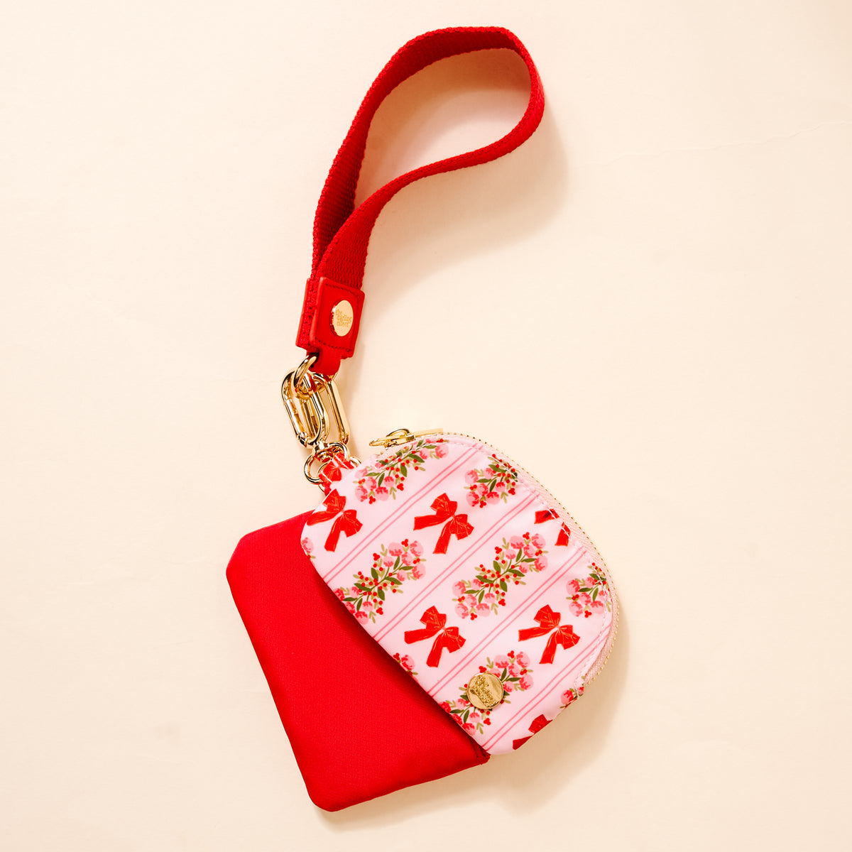 Oh So Merry Dynamic Duo Pouch Wristlet