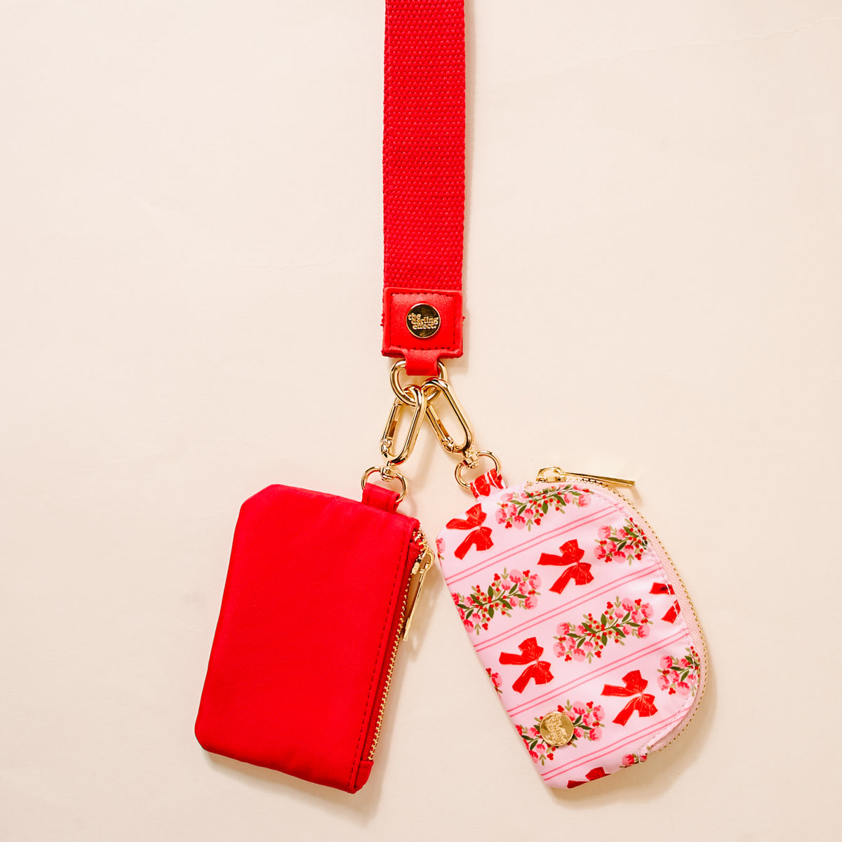 Oh So Merry Dynamic Duo Pouch Wristlet