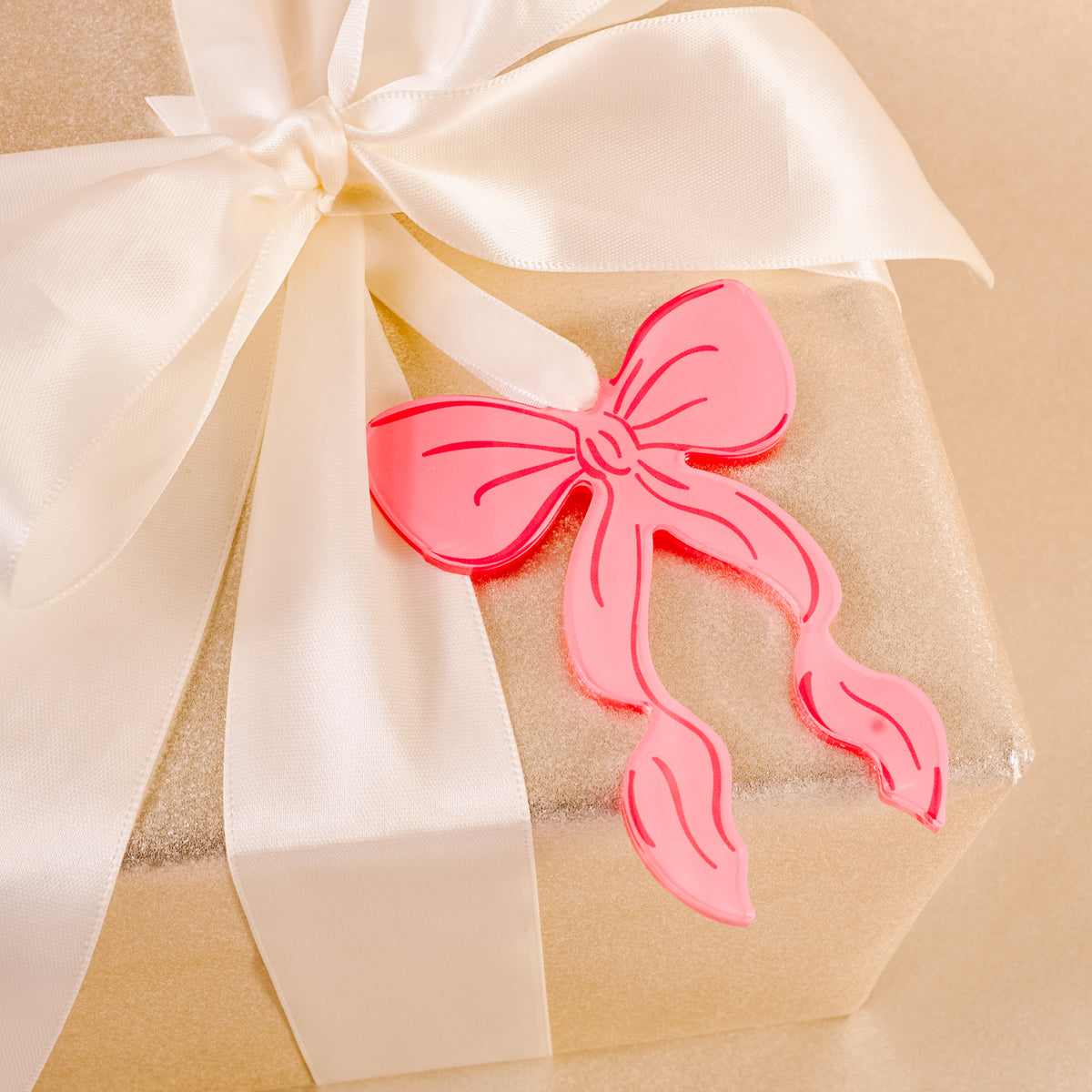 Lovely Bow Holiday Tree Ornament