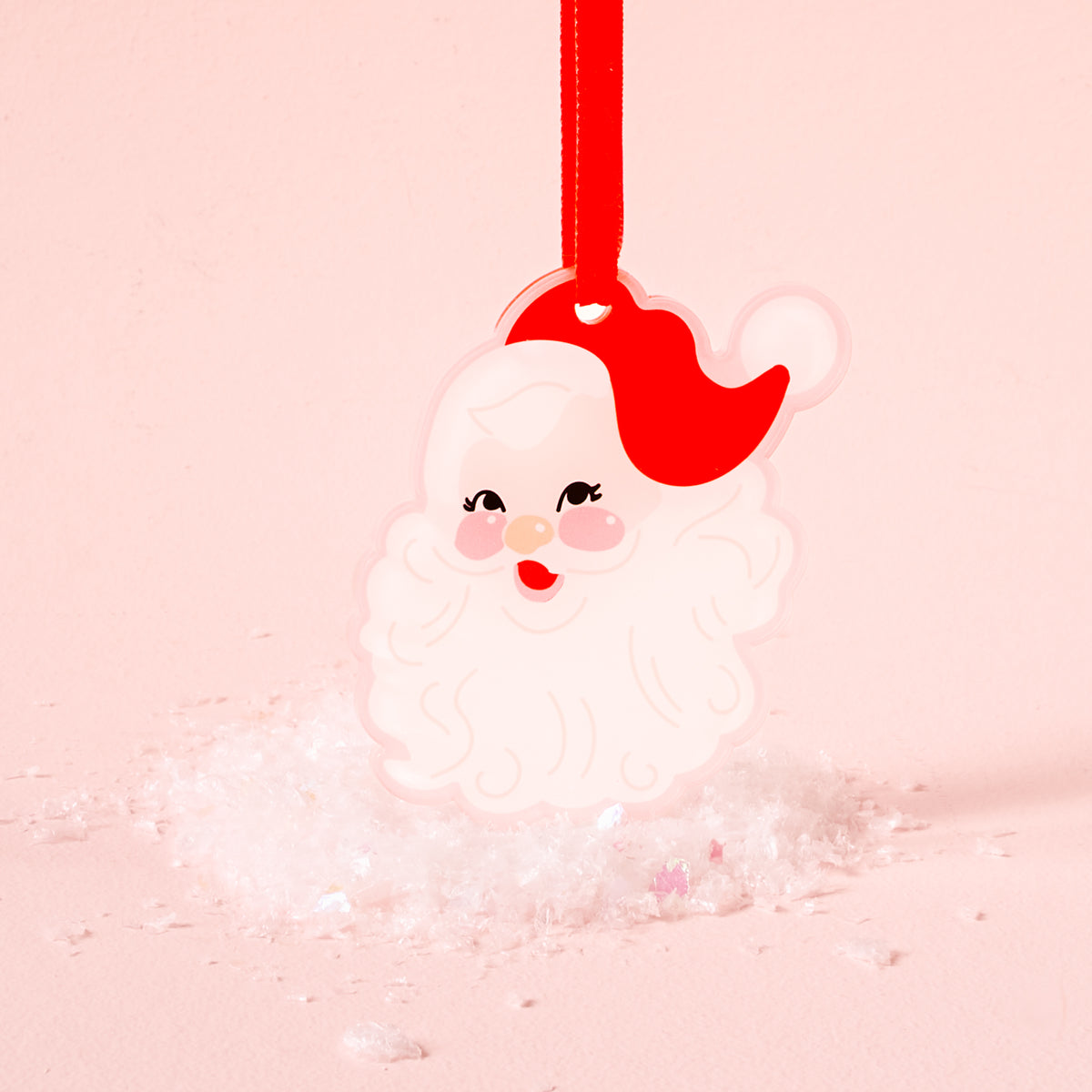 Santa Shape Tree Ornament