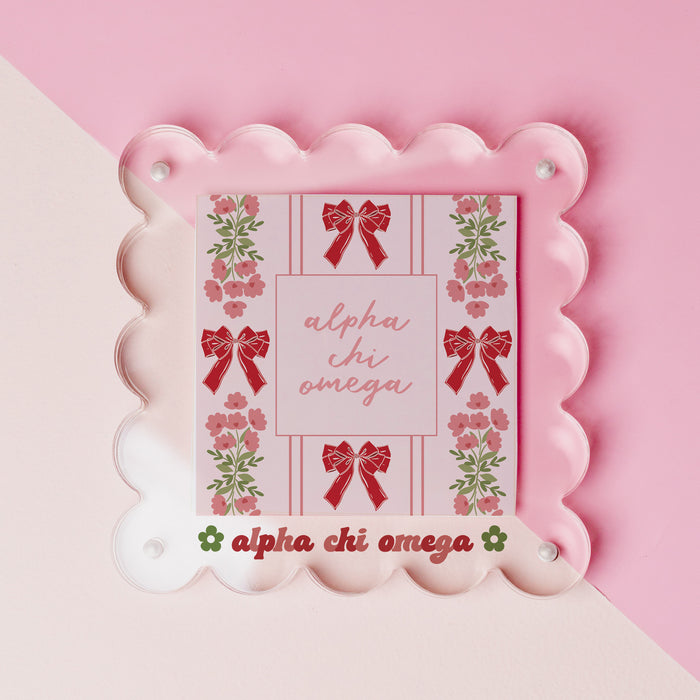 Alpha Chi Omega Acrylic Picture Frame