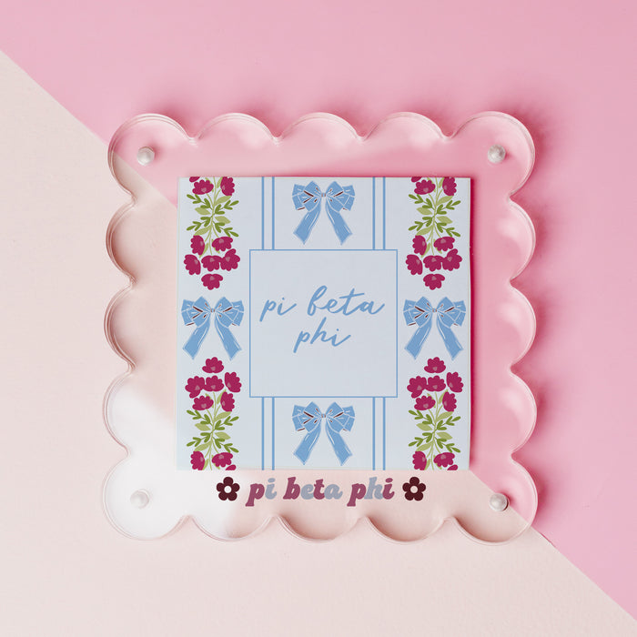 Pi Beta Phi Acrylic Picture Frame