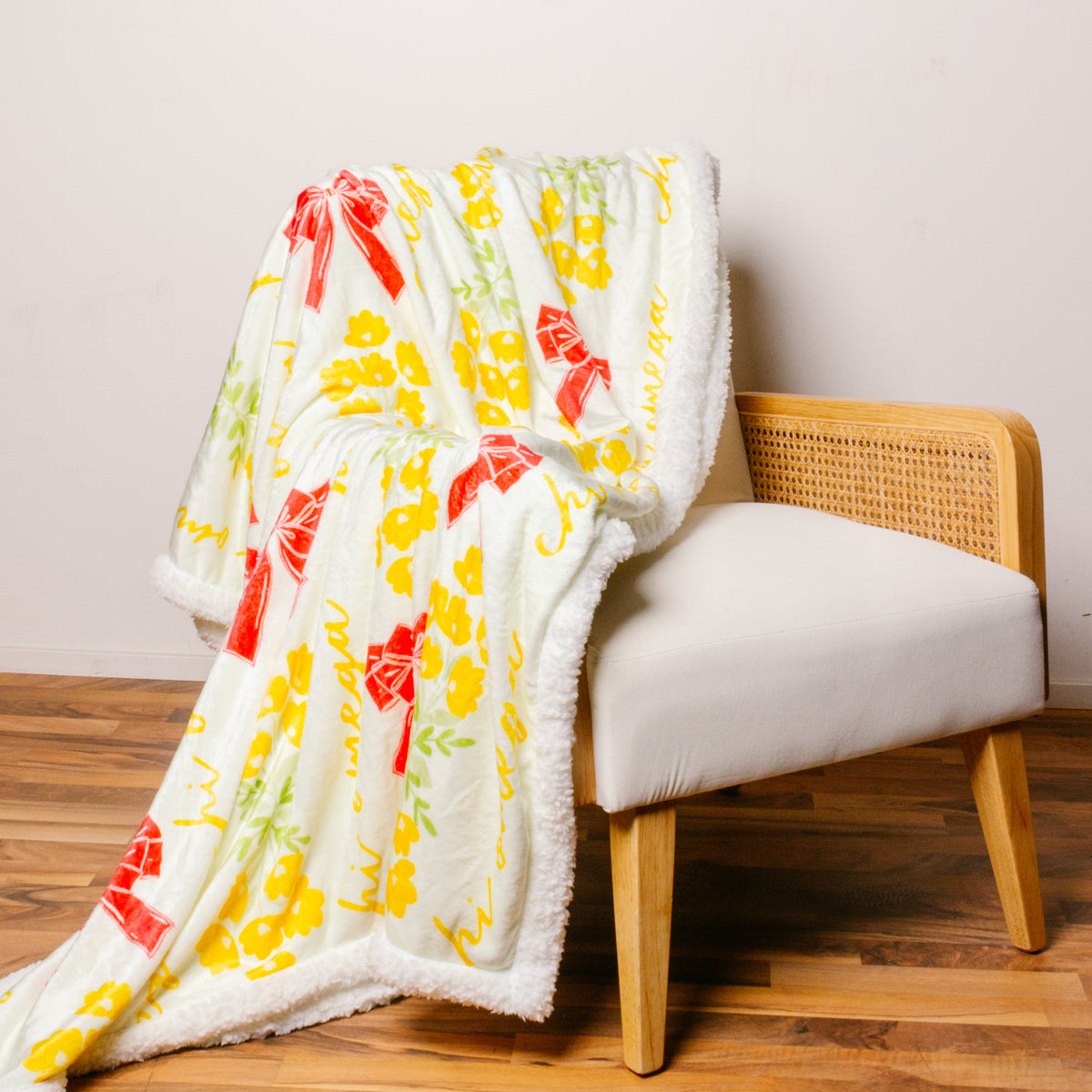 Chi Omega Plush Sherpa Blanket